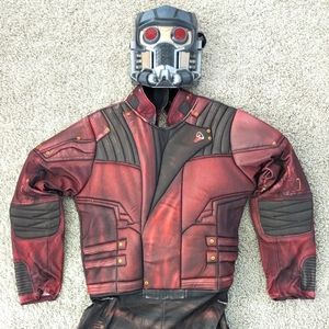 Star Lord Guardians of the Galaxy Kids Costume Jumpsuit Mask Large